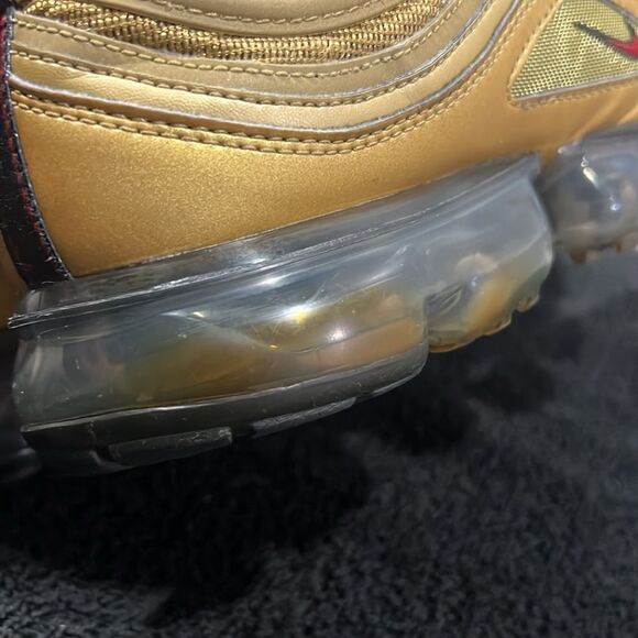 🔥🔥 Nike Air VaporMax 97 Metallic Gold 2018 Shoes - Men Size 11 - VGUC - Picture 13 of 13